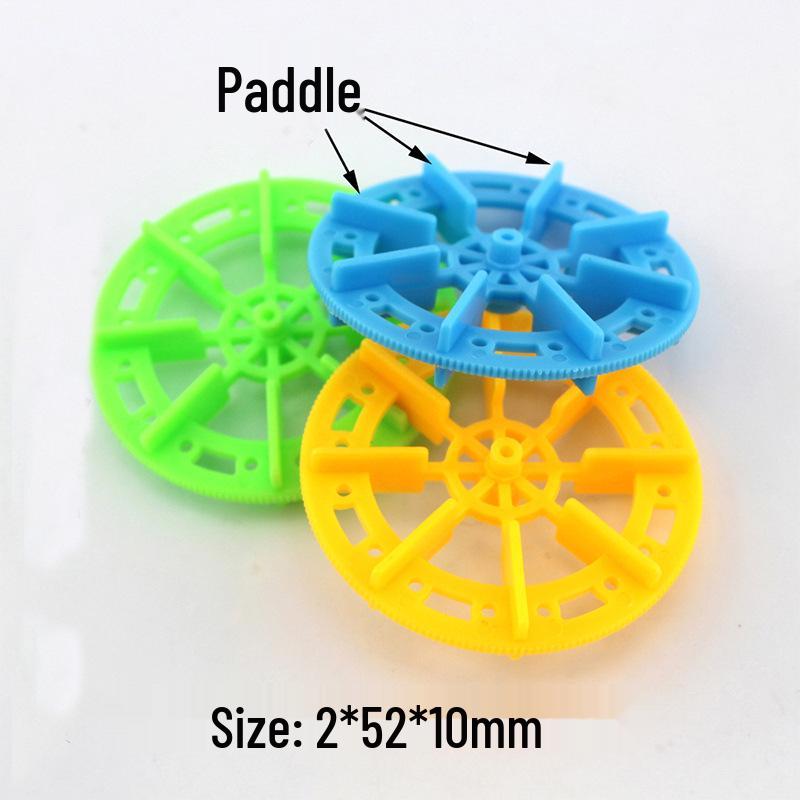 DIY Model Toy Car Wheels with 2mm Hole - Plastic Tires for Handmade Four-Wheel Drive Cars