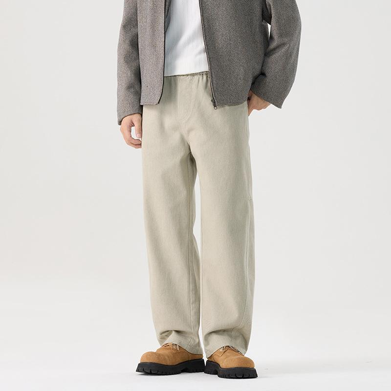 Autumn and Winter American Trend Tooling Casual Pants Men's Loose and Versatile Wide-leg Drape Japanese Retro Straight Trousers