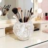 Stationery Organizer for Desk Makeup Brush Holder with Thickened Stable Base Fairies Decor Silk Holder Texture Storage Box Dressing Table Pens And