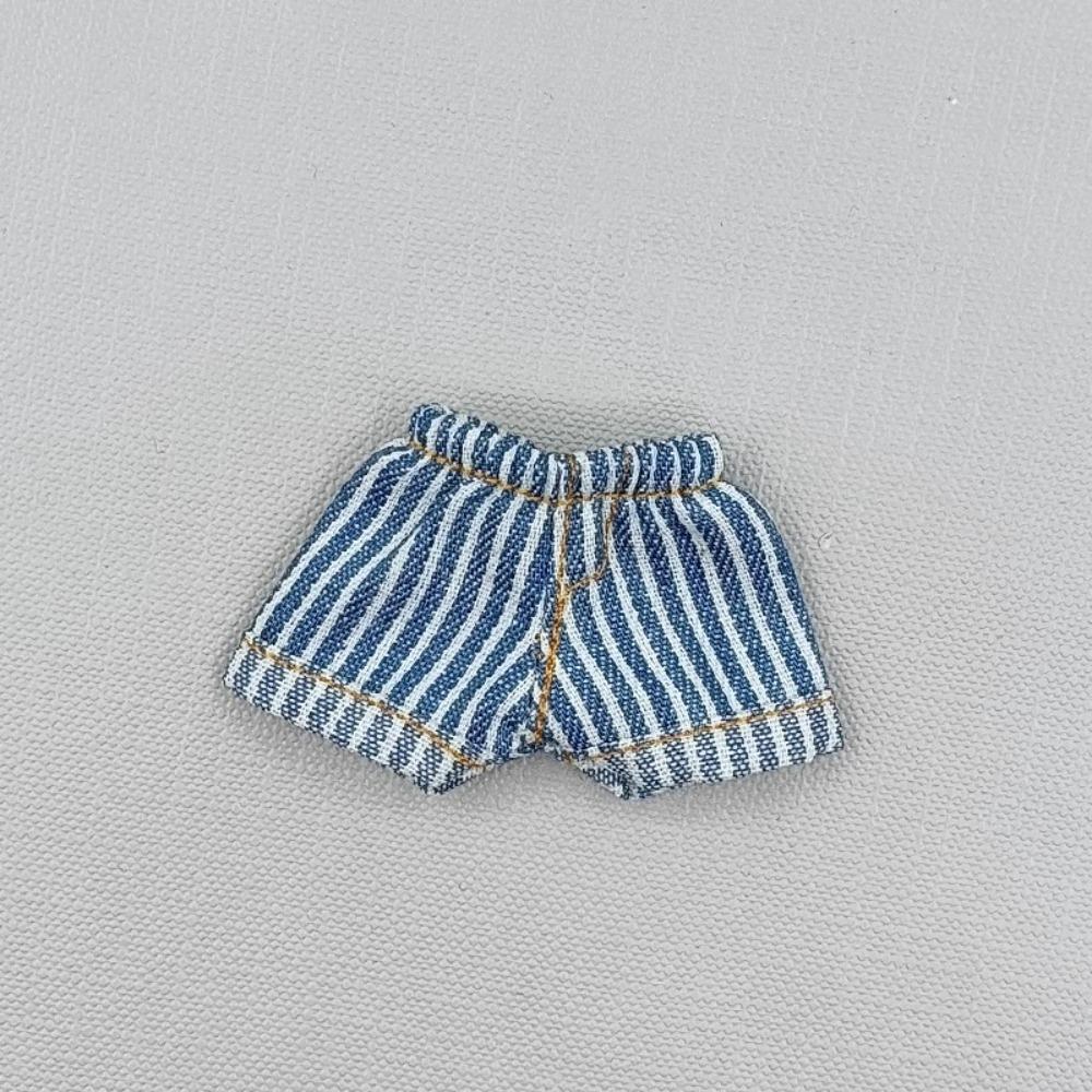 Handmade Jeans Shorts Outfits for 1/11 OB11 Doll/For 1/12 BJD Dolls Doll Accessories
