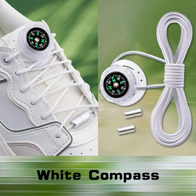 1Set Automatic Shoelaces Without ties Glow Swivel Buckle Laces Kids Install simple Tennis Sneakers Shoelace Shoe Accessories