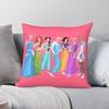 Wayv Princesses Square Pillowcase Polyester Linen Velvet Pattern Zip Decorative Throw Pillow Case Bed Cushion Cover X