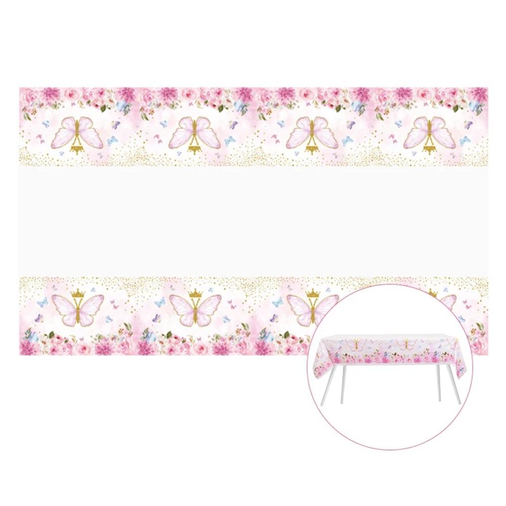 Butterfly Print Dinnerware Suit Butterfly Theme Paper Plates Cups Napkins Straws  Party