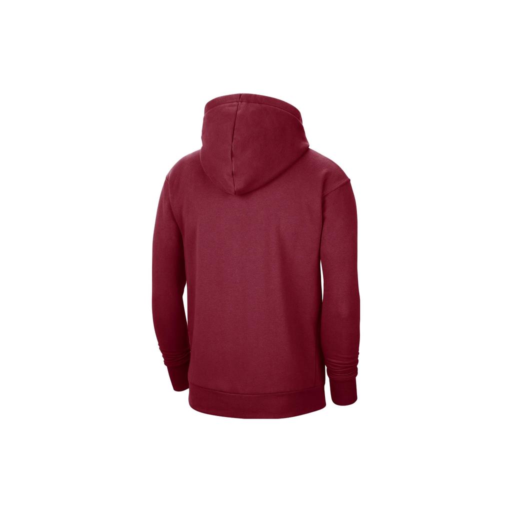 Nike NBA Chicago Bulls City Edition Fleece Hoodie Red Men Streetwear DN8655-698