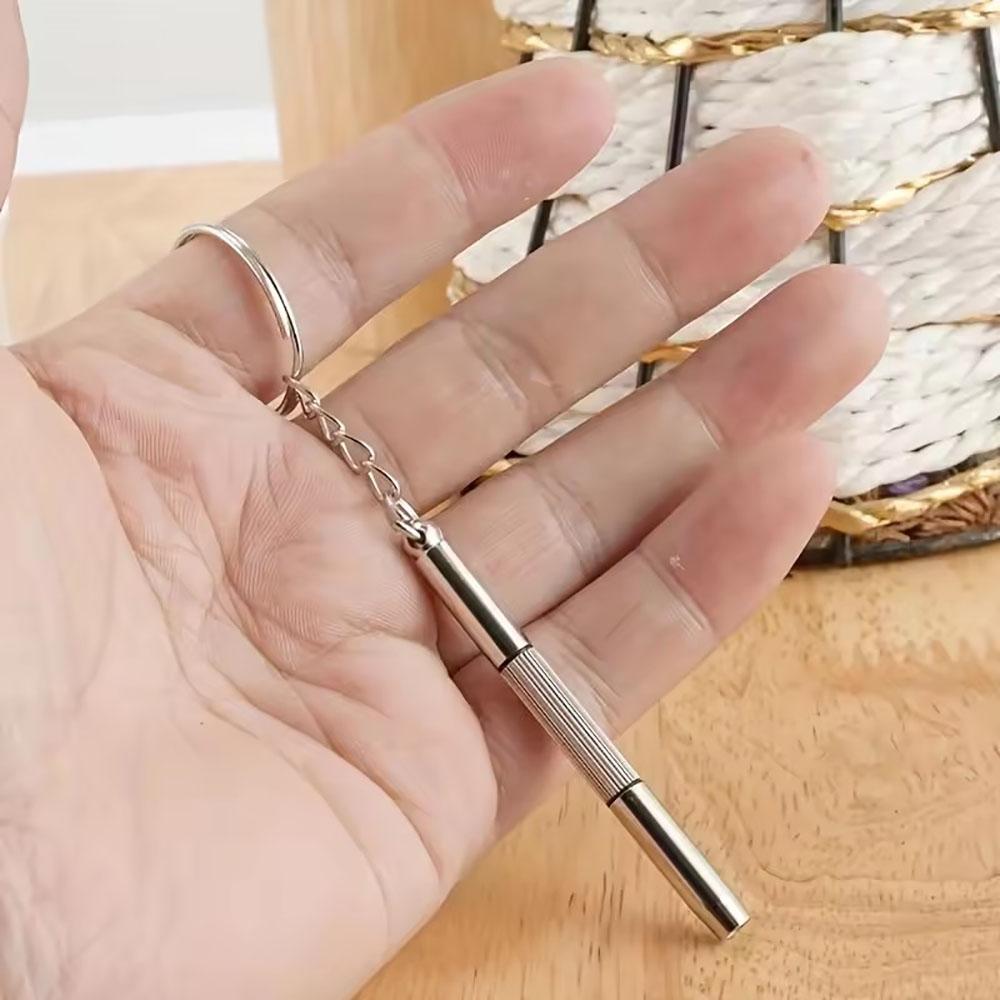 Steel Glasses Screwdriver, Keychain Watch Repair Kit, Portable Hand Tools, Precision Screwdriver Tools