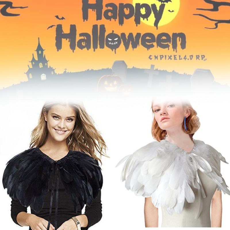 Shawl Feather Halloween Cosplay Costumes Parties Stage Performances Stylish Gift