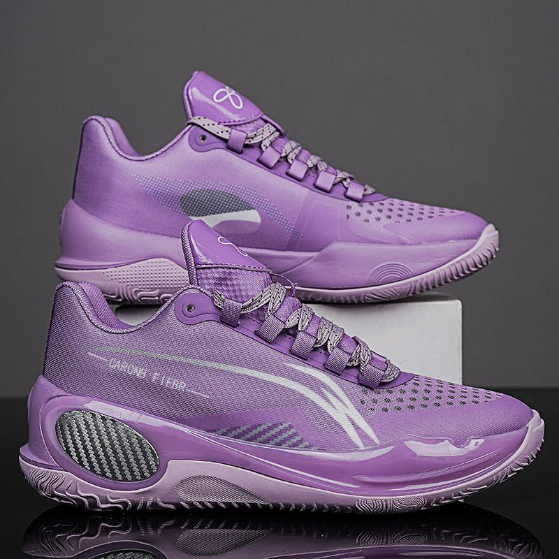 

Осень Новые Высококачественные Мужские Баскетбольные Кроссовки Увеличивающие Рост Удобные Спортивные Модные Баскетбольные Спортивные Кроссовки Мужская Обувь 45 фиолетовый