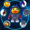 Baby Duck Toy Musical Interactive Toy Electric with Lights and Sounds Dancing Robot Space Elements for Infants Babies Kids Gifts
