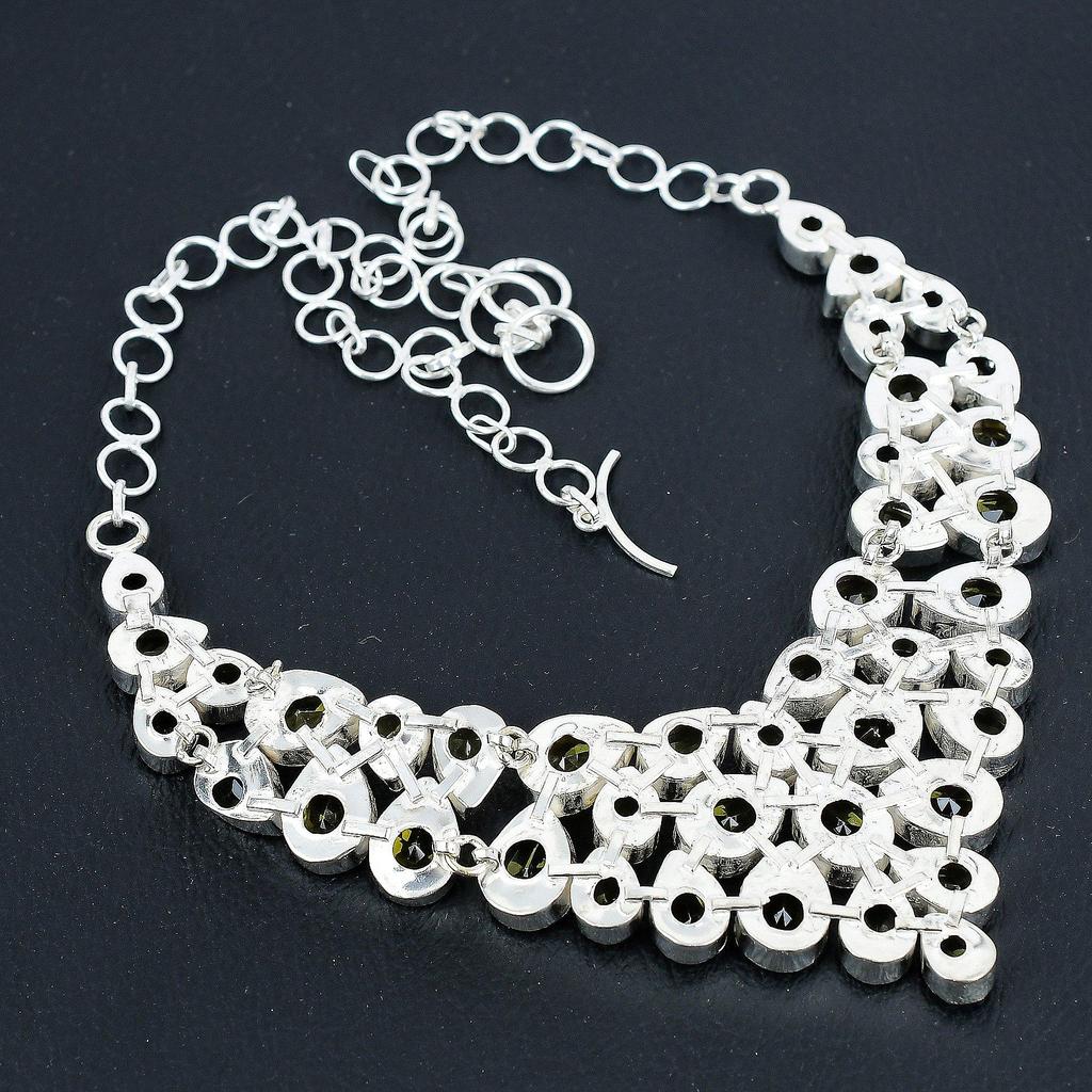 Incroyable Collier en Argent Sterling 925 Fait Main avec Pierre Précieuse Citrine, Collier en Argent Citrine Pour Femme, Collier Unisexe, Cadeau d'Anniversaire