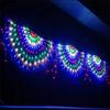 EU Plug 3.2*0.6M Peacock String Lights Outdoor Mesh Net Led Fairy Lights Christma Wedding New Year Decor Garland Lamp