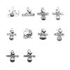 20pcs Charms I Love Sports Antique Silver Color Sport Charm Golf Basketball Baseball Football Volleyball Softball Gym Cheer