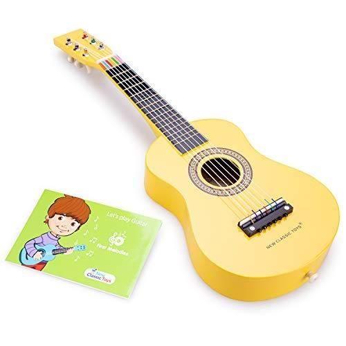 Instrument De Musique - New Classic Toys - Guitare - Jaune - Pour Enfants - Classique
