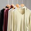 Schmaler Kragen mit Band-Design, gestrickter Pullover innen, Damen-Frühherbst-Neuheit, hautfreundliches, modisches und dünnes Unterhemd
