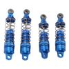 4pcs Shock Absorber Aluminum Alloy RC Spring Damper Set for Losi Mini T 2.0 2WD 1 18 TruckBlue