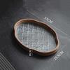 Retro Storage Tray Glass Coffe Tea Cup Perfume Trays Snack Nuts Sweets Food Plate Home Storage Organization Decorative Tray