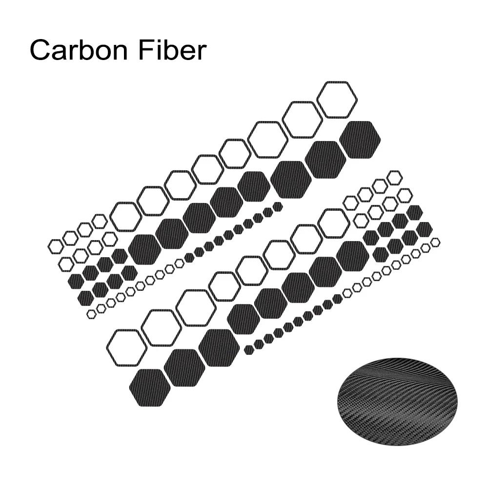 Honeycomb Vinyl Decal Large And Small Combination Hexagonal Stickers DIY Car Automobile Body Cool Styling Decoration Accessories