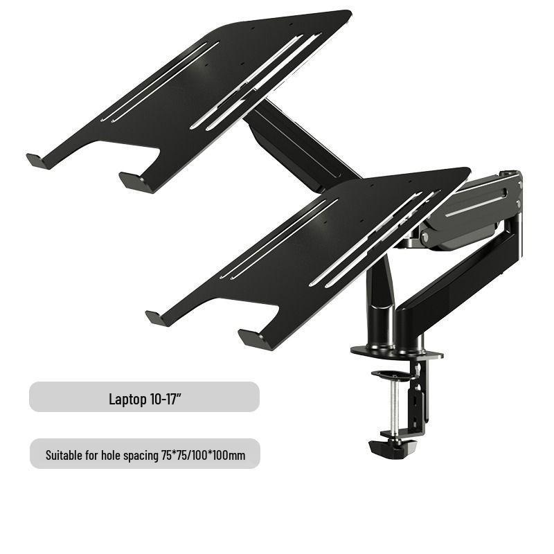 Dual-Screen Monitor and Laptop Lift Stand