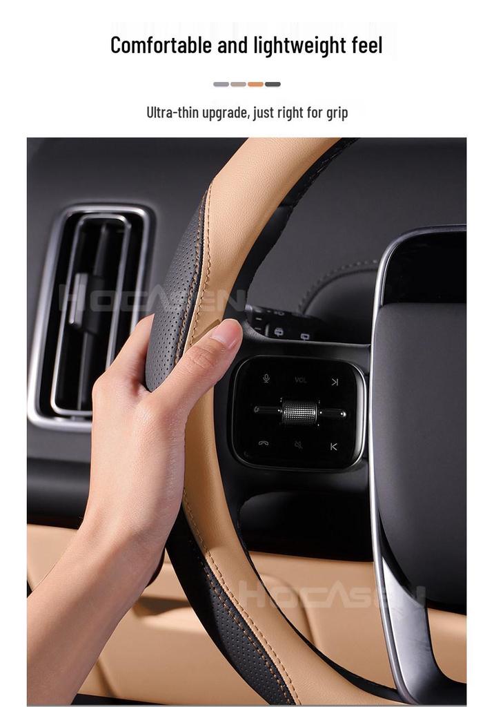 Geely Galaxy Starshine 6 Steering Wheel Ultra-Thin Anti-Slip Cover: All-Season, Decorative, Protective.