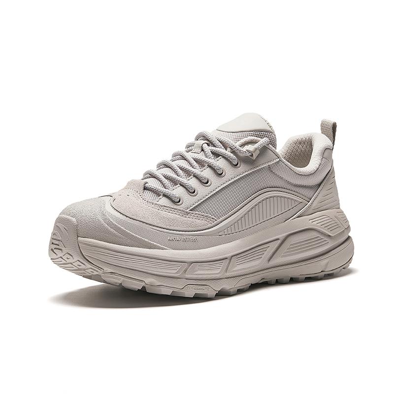 New Anta Cushioning Wear Resistant Low Top Casual Shoes Men's Gray 912418849-2