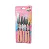 5-Piece Stainless Steel Palette Knife Set for Gouache and Oil Painting