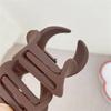 Chicken Egg Flower Solid Color Frosted Hair Clip Female Korean Petal Grab Clip Sweet Temperament Hair Accessories