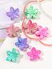 Nonslip Matte Flower Hair Claw Clips for Women Thick Thin Hair,Aesthetic Plumeria Hawaiian Accessories for Holiday Gifts