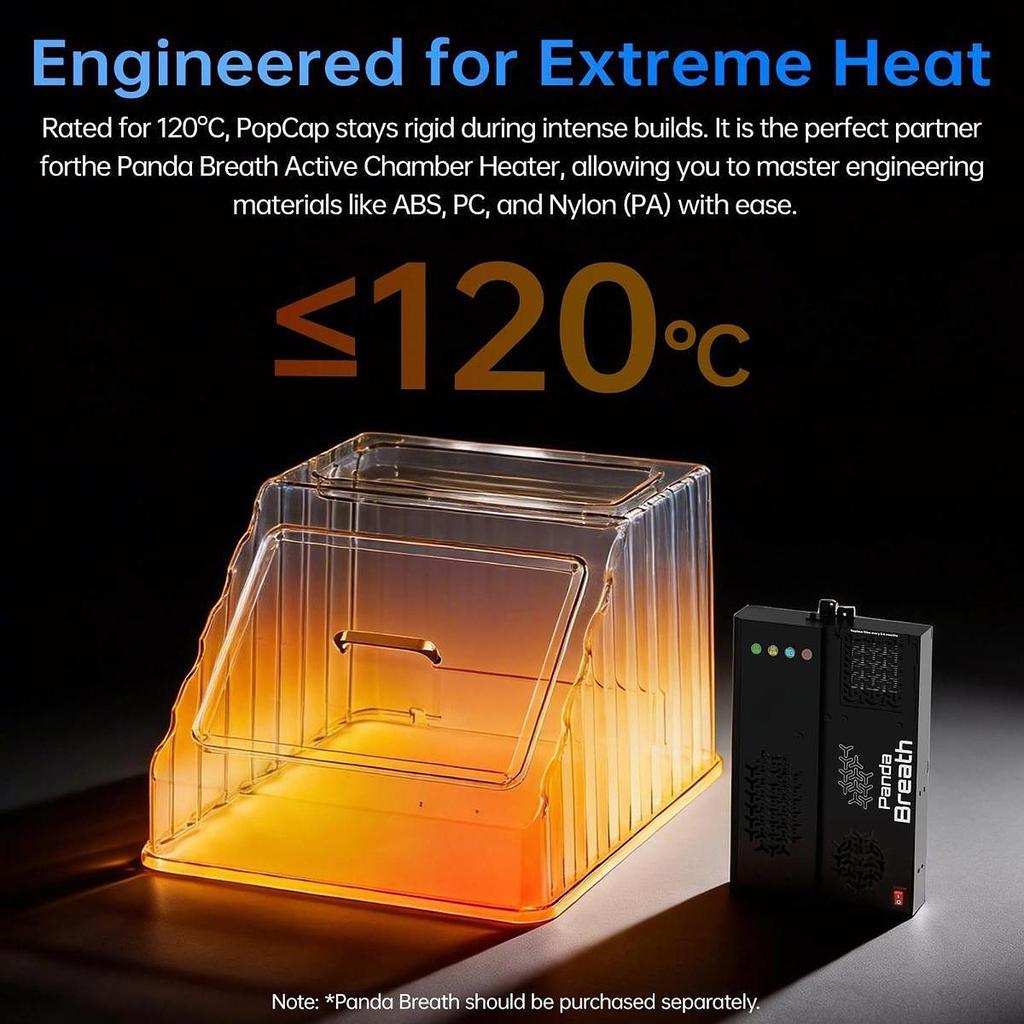 3D Printer Cover Lid Hood Top Dust Protection Noise Reduction Heat Insulation PC Material for