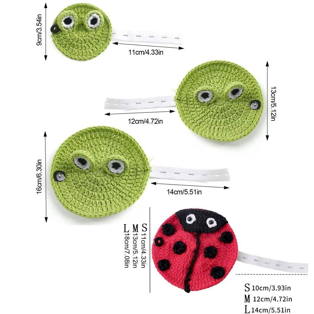 Knitted Pet Tortoise Clothes Frog Pet Turtle Outfit Fashion Small Animal Apparel  Tortoises Supply