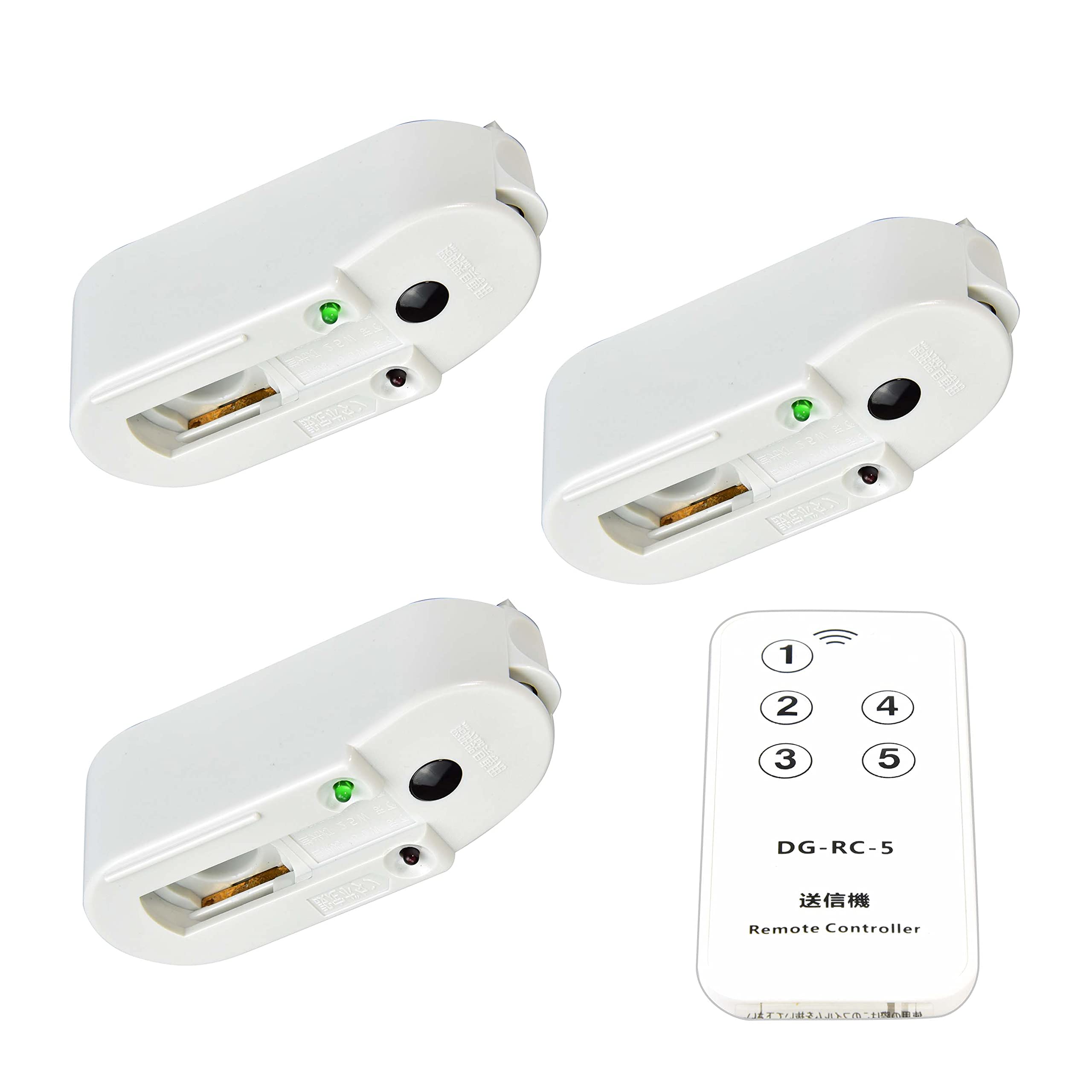 

Адаптер Abishion Light OnOff, с пультом дистанционного управления для трековых рельсов, Адаптер для пульта дистанционного управления прожектором, PSE, Белый, Набор из 3 штук (3 Приемника + 1 Пульт