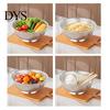 Gadget da Cucina Pratico per Scolare Cestello Scolapasta in Acciaio Inossidabile a Doppia Maniglia, Cestello a Maglia Fine Resistente, Scolapasta per Verdure, Setaccio per Lavare il Riso