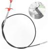 63 Inch Flexible Grabber Pickup Tool, Retractable Claw Stick for Hair & Debris Removal, Drain Snake Cable Aid