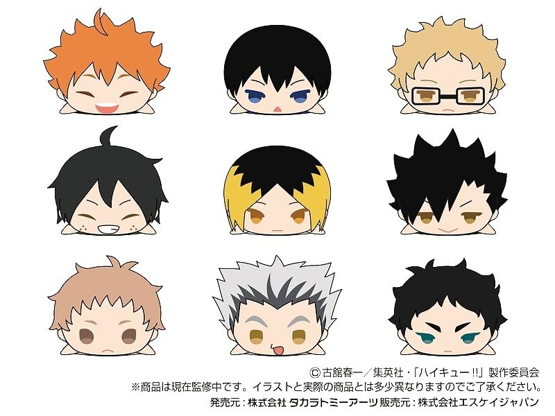 Mochimochi Mascot WA Haikyu Vol.1 BOX Product All 9 Types Set Mochimasu Wa Complete Set
