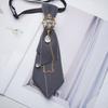 Choker Bow Tie Geometric Pre-tied Tie Y2K Zinc Zinc Alloy Rhinestone Necktie  Uniform Decoration