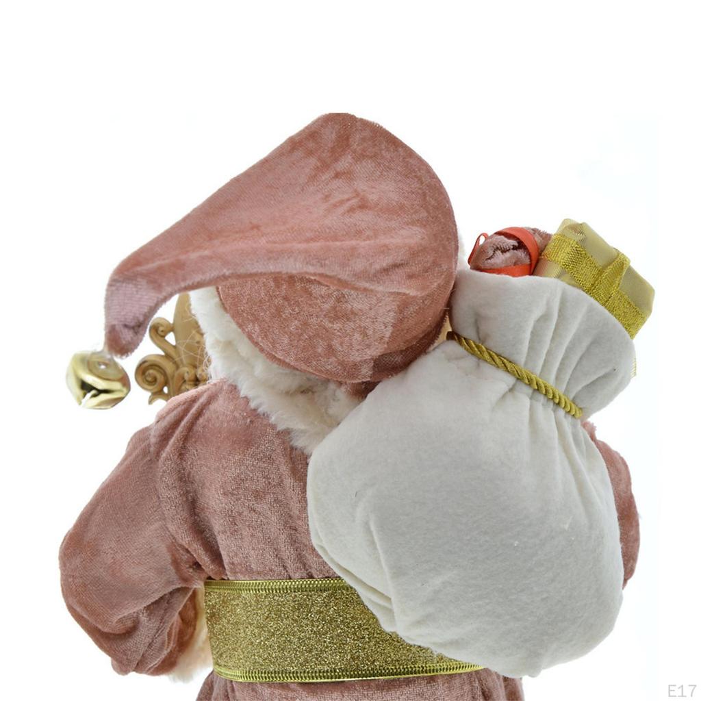 Santa Claus Figurines, Standing Figurines Decorations Gift for Indoor Home Office