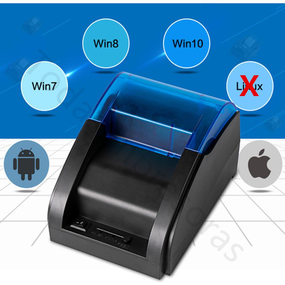 

58MM Desop POS Кассир Принтер USB Термограф ЧекОвАя скорость Печать Ресторан Продажи Кухня Поддержка Windows System