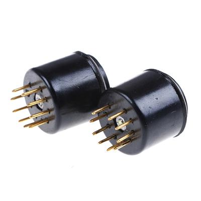 2X pozlacená 9pinová bakelitová trubice Testovací spořič pro 12Ax7 Ecc83 5670 6Dj8