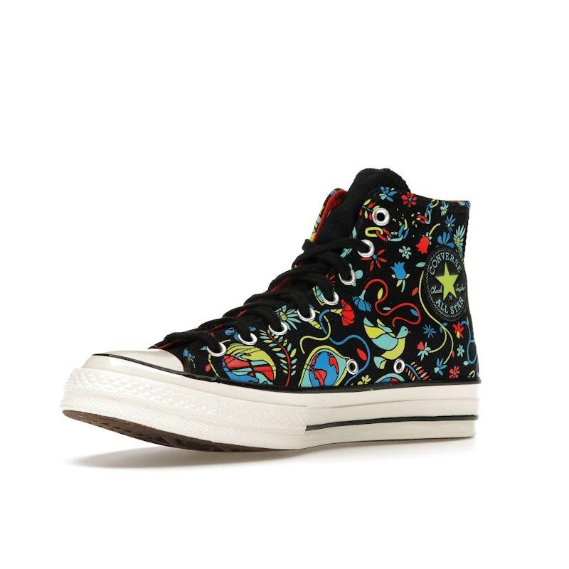 Converse Adidași Unisex Chuck 70 High Peace & Unity Multicolor Negru Poppy-Glow 172259C
