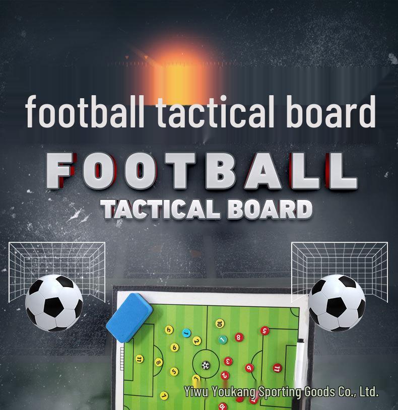 Foldable Leather Soccer Tactics Board for Professional Coaches - 2.5x Discount Promo