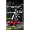 1/50 Cement Concrete Pump Truck Engineering Vehicle Ladder Trucks Toy Car Sound Light Pull Back Doors Opened Vehicle Collection