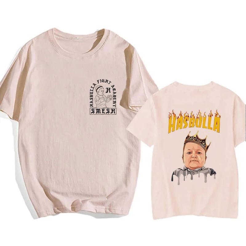 Classic Team Hasbulla EU Size T Shirt Men Women Fighting Hasbulla T-shirt Hip Hop Graphic Shirt Tops Manga T Shirt Streetwear