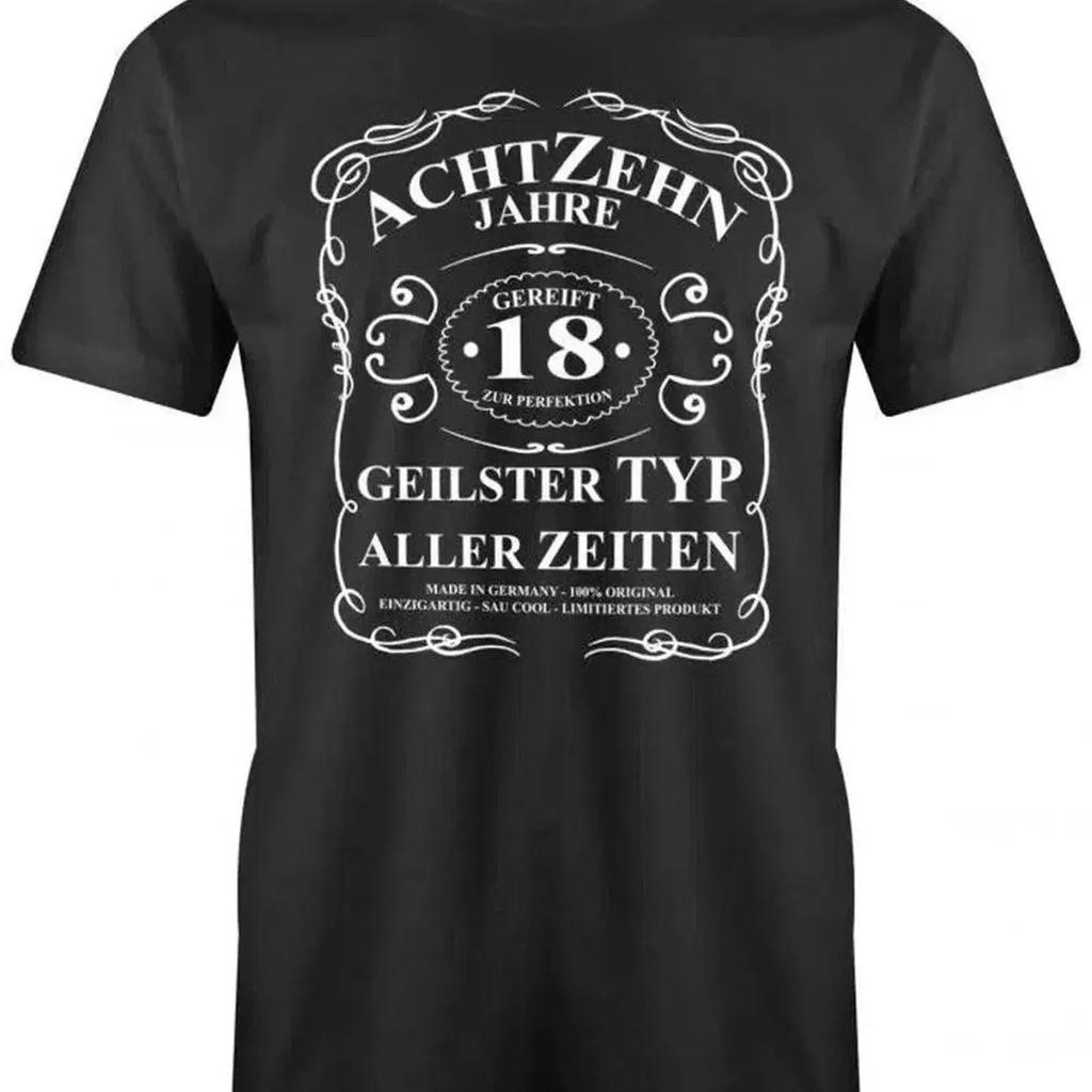 18 Years Matured To Perfection Birthday T Shirt Men Vintage Washed Soft Graphic Stretched Unisex Streetwear Slightly