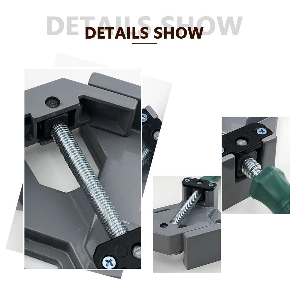 90 Degree Right Angle Clip Clamp Picture Frame Corner Clamp Right Angle Welding Woodworking Clamping Tool Aluminum Corner Clamp