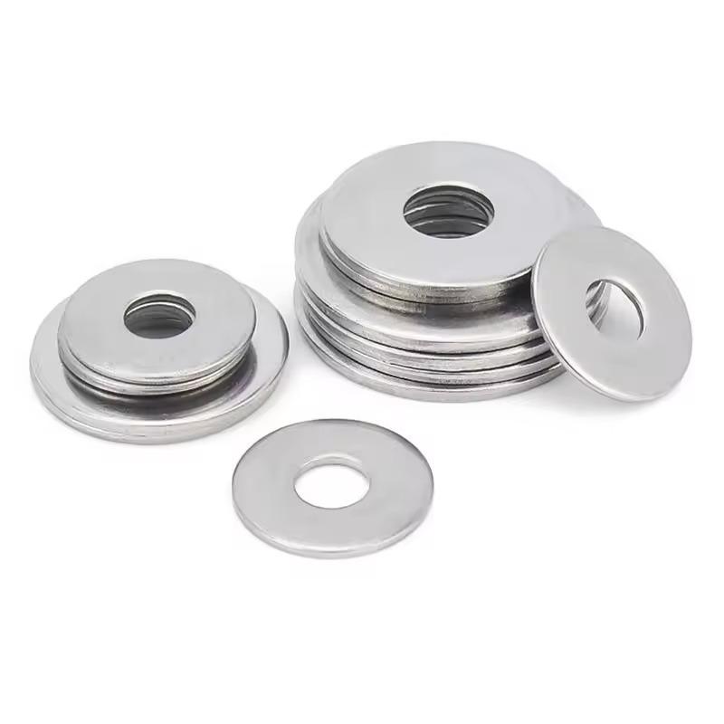 100-Piece Flat Washer & Gasket Set - M5, M6, M8, M10