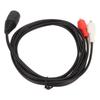 5 Pin DIN Female To 2 RCA Male Cable Strong Grip Sound Adapter Cable for CD Player VCR DVD 4.9ft