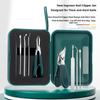 5Pcs Anti-Splash 25° Slant Edge Nail Clipper Set Professional High-end Eagle Beak Oblique Nail Trimmers Ingrown Toenail Tools