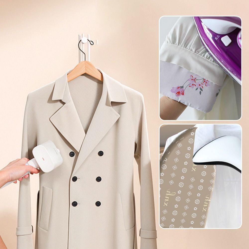 Mini Ironing Board Anti-scald Handheld Ironing Gloves Heat Resistant with Finger Loop Ironing Table Rack for Home&Travel