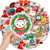 10/30/50pcs Merry Christmas Santa Claus Stickers Funny Cartoon Decals DIY Scrapbook Luggage Phone Cute Graffiti Sticker Packing