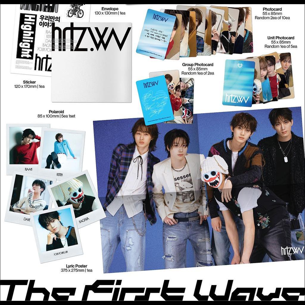 Hrtz.wav [The First Wave] 1st Mini Album (hrtz Ver.) + Free Gift