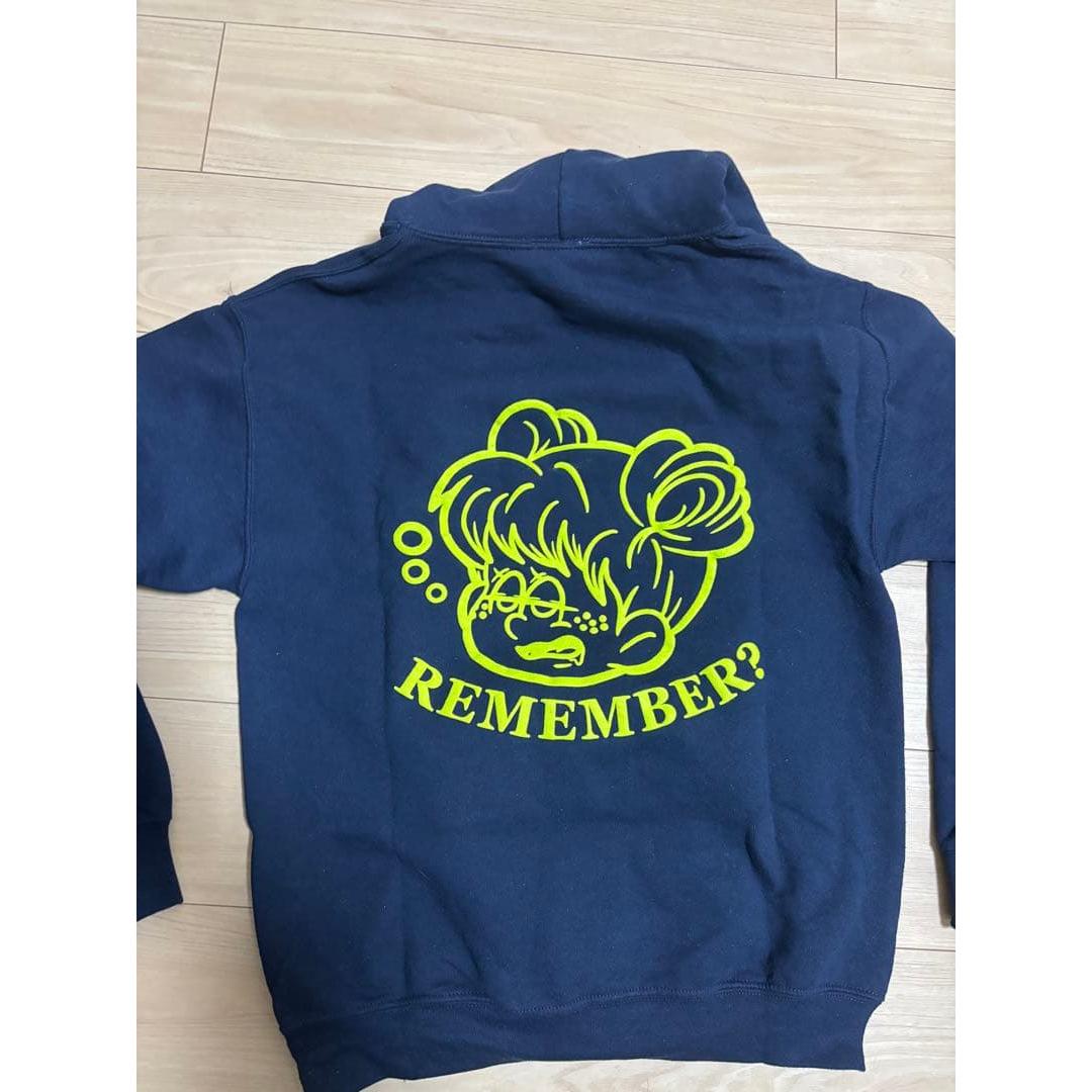 Navy Character Print Hoodie
