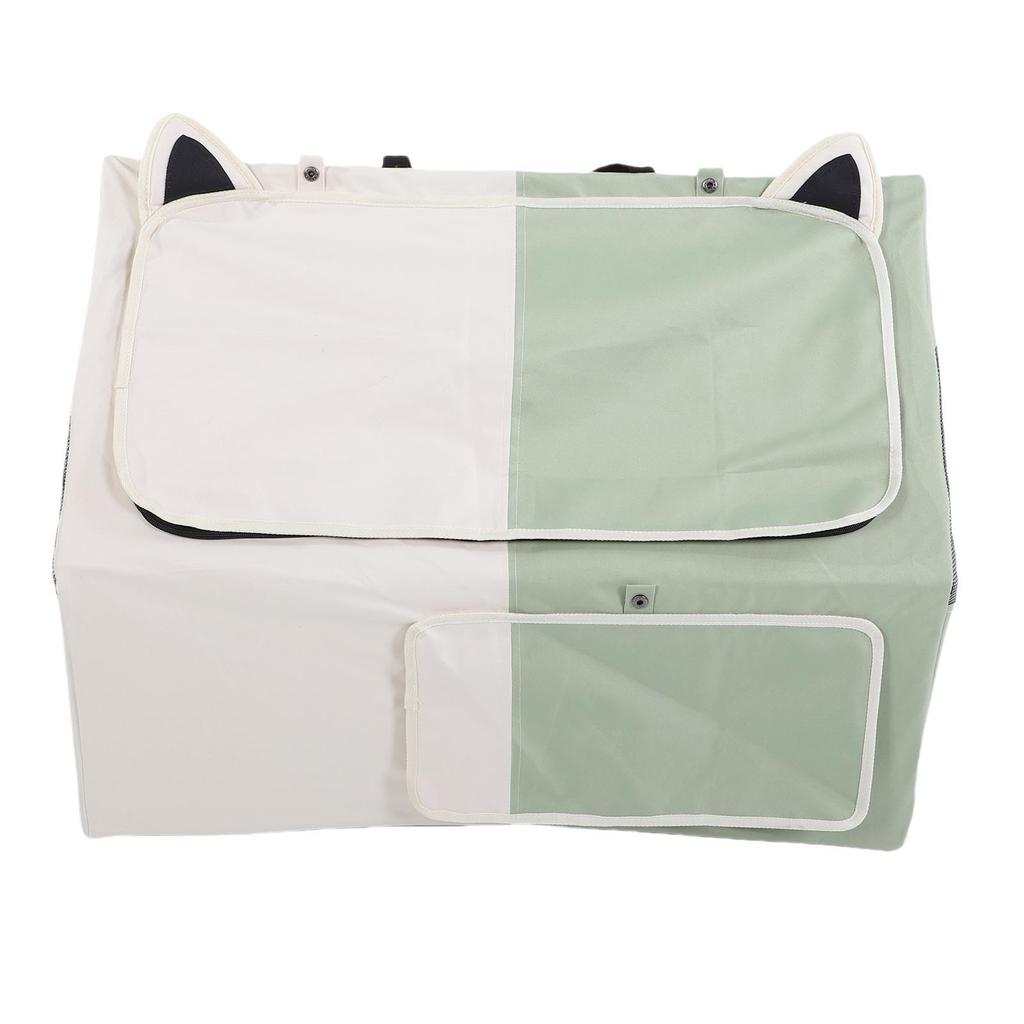   Cat Tent Crate Comfortable Oxford Cloth Portable Enclosed Pet Tent for Pregnant Cat Nursing Area  